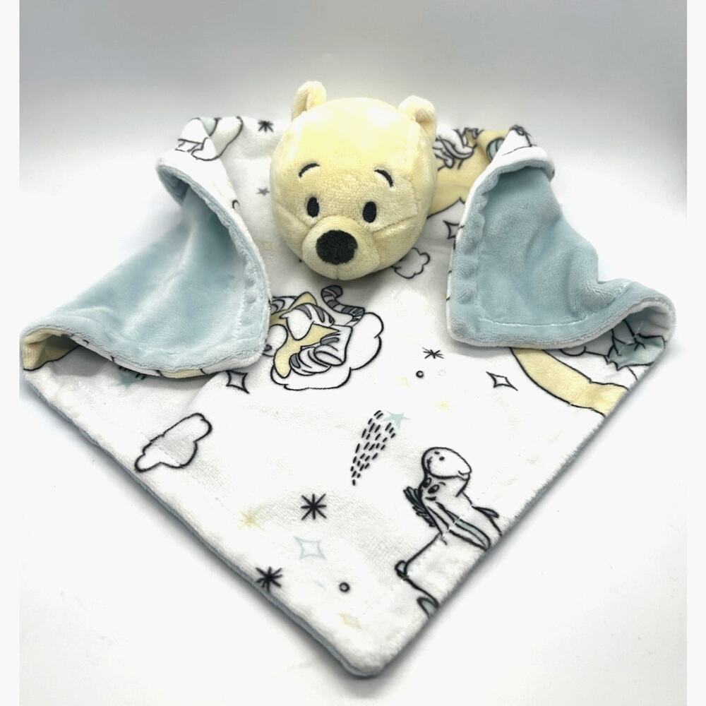 Lamb And Ivy Disney Baby Winnie The Pooh Security Blanket Lovey Soft Plush